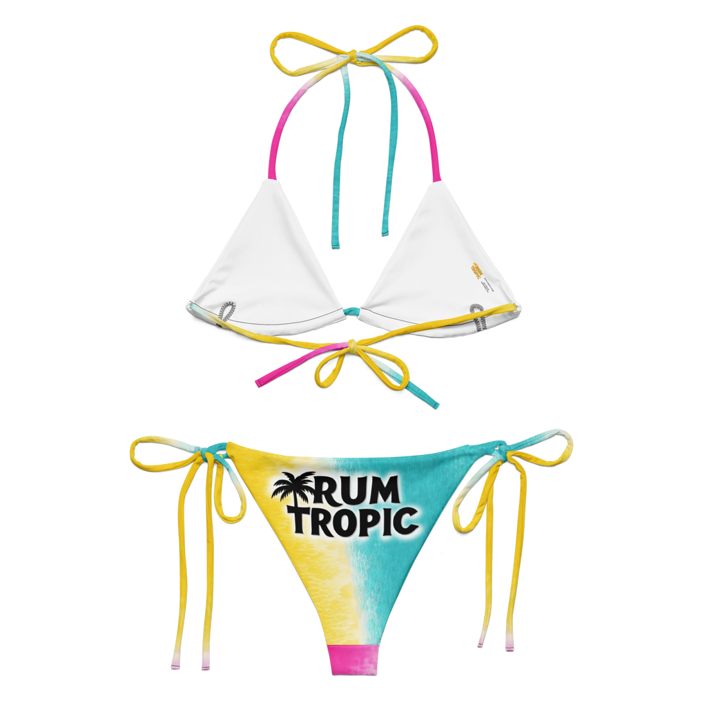 Woman's Tricolor String Bikini