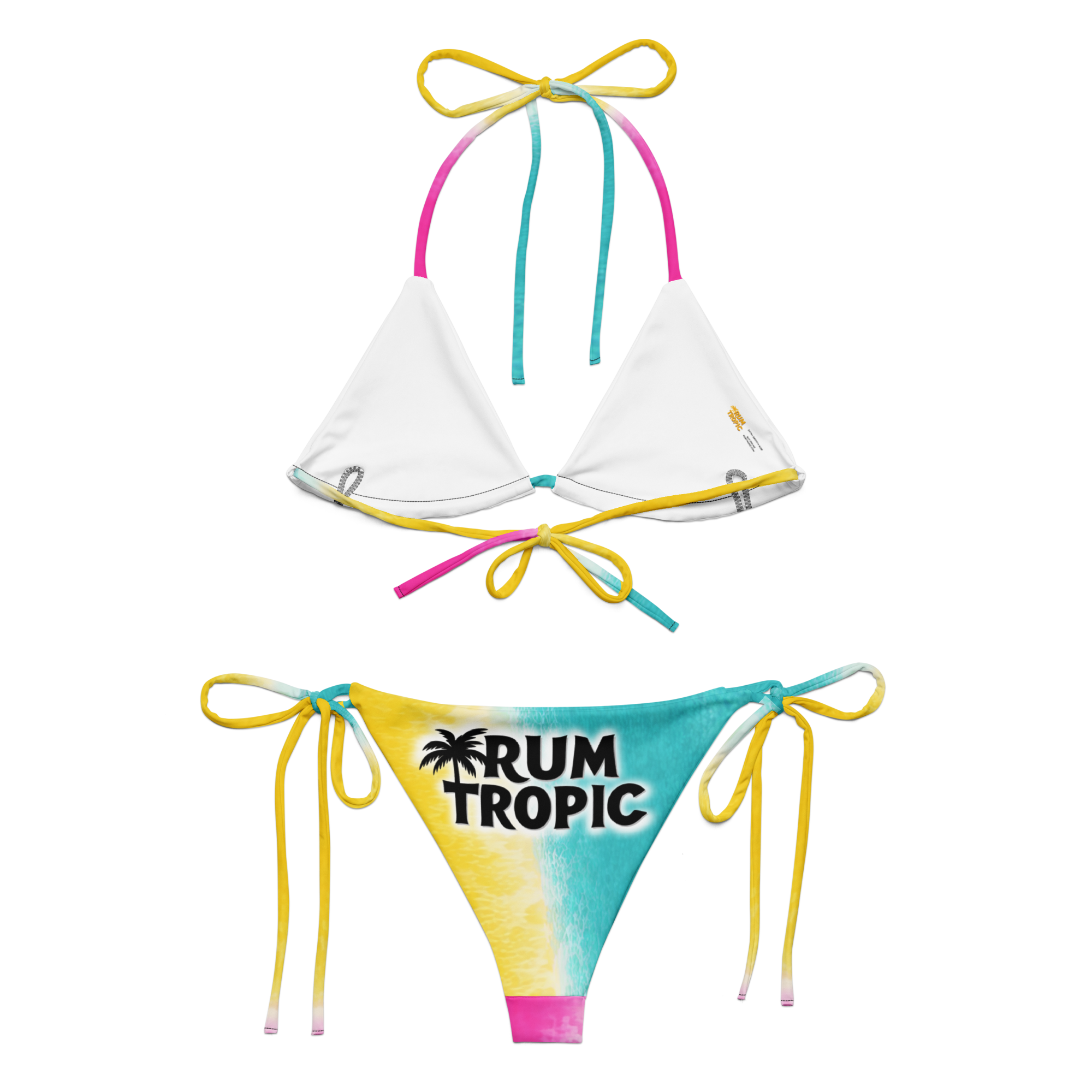 Woman's Tricolor String Bikini
