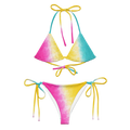 Woman's Tricolor String Bikini