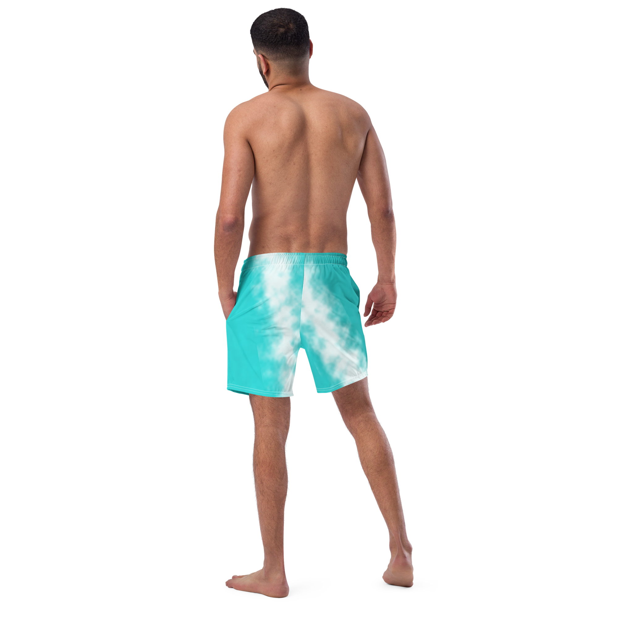 Men's Teal Swim Trunks