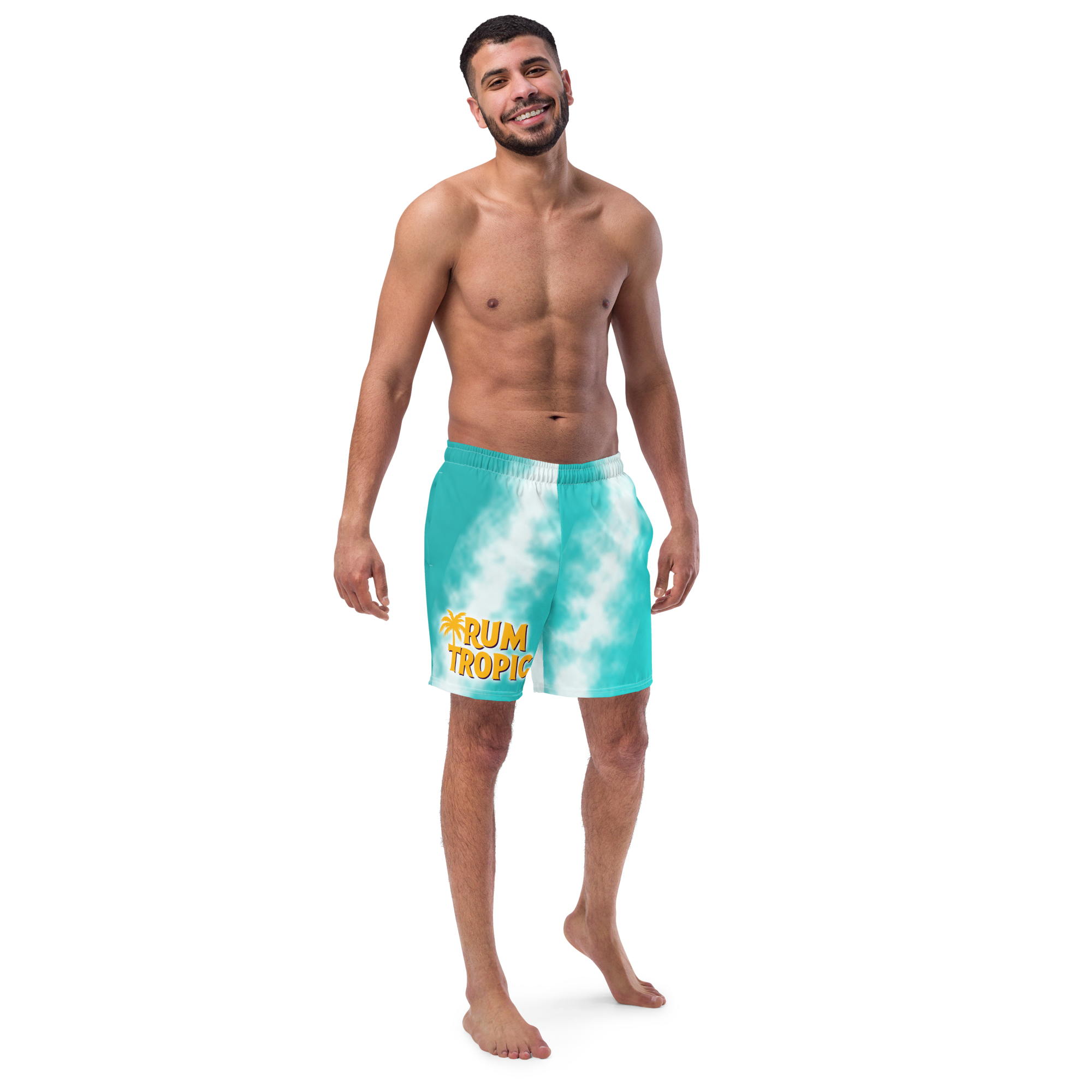 Men's Teal Swim Trunks