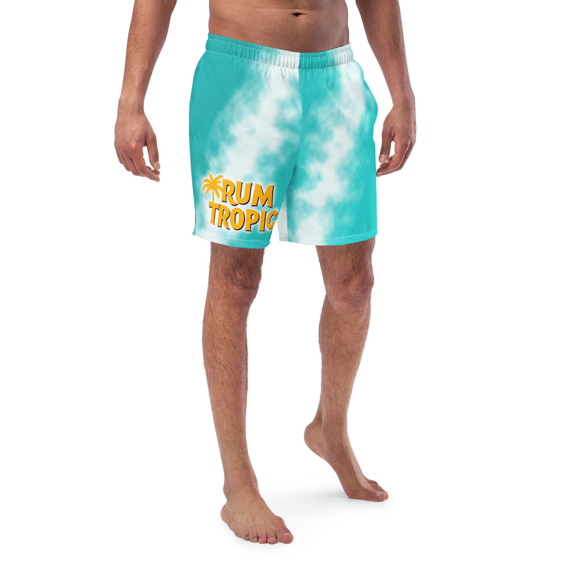 Men's Teal Swim Trunks
