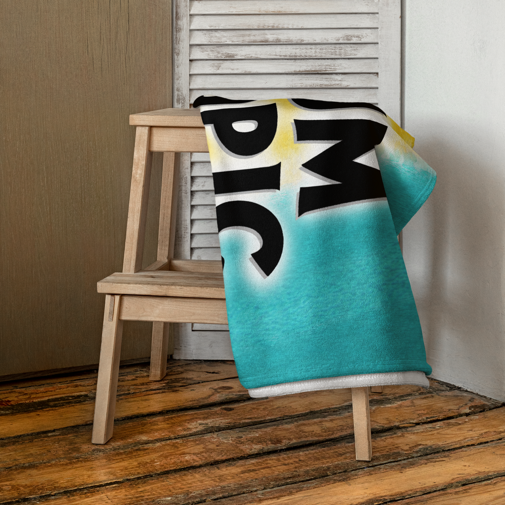 Tricolor Beach Towel