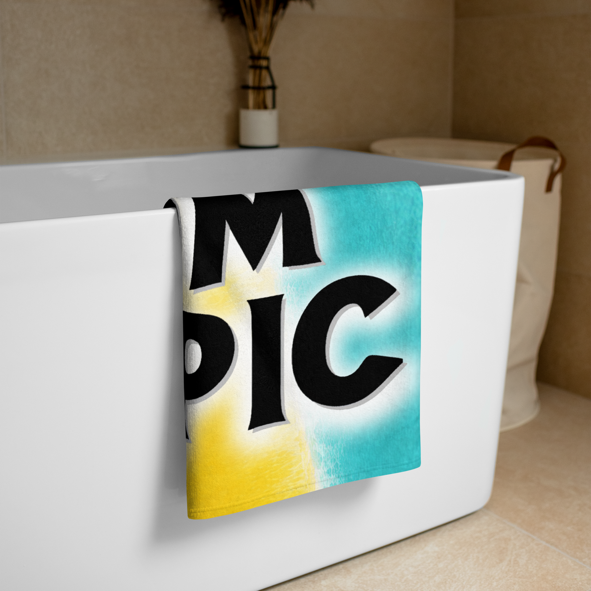 Tricolor Beach Towel